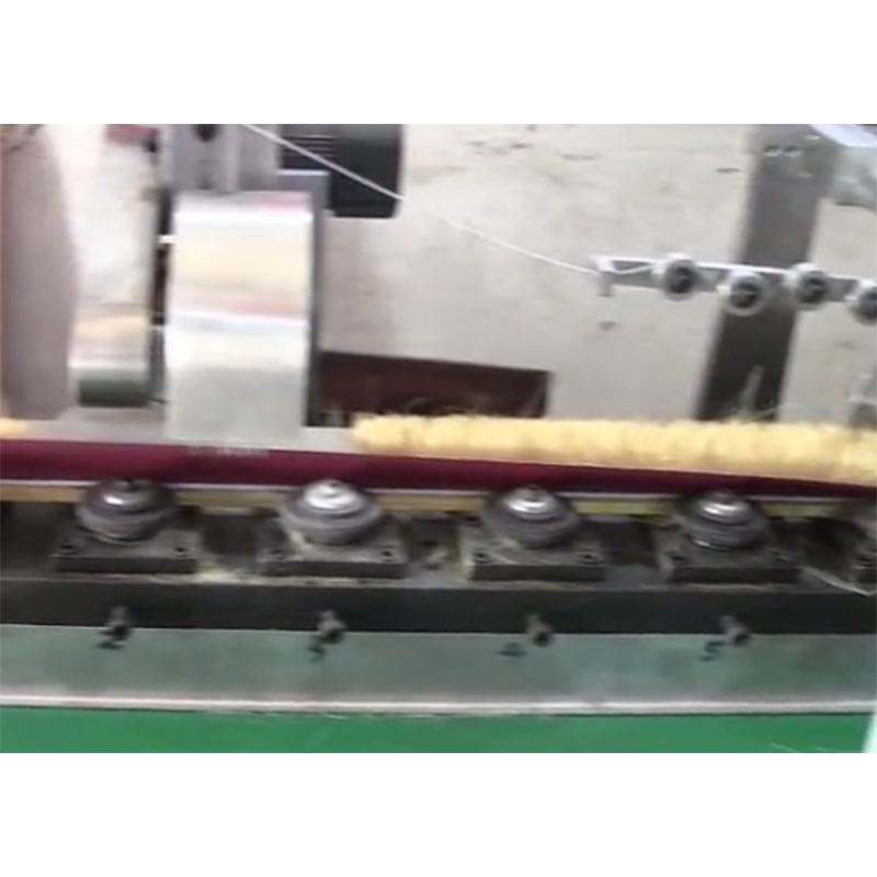 Semi-auto strip brush machine