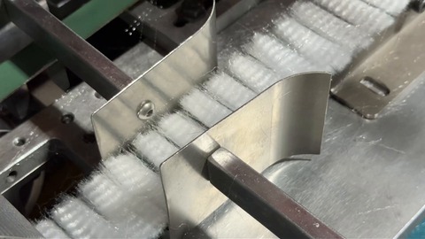 Spiral strip brush making machine