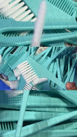 2-axis brush machine for comb